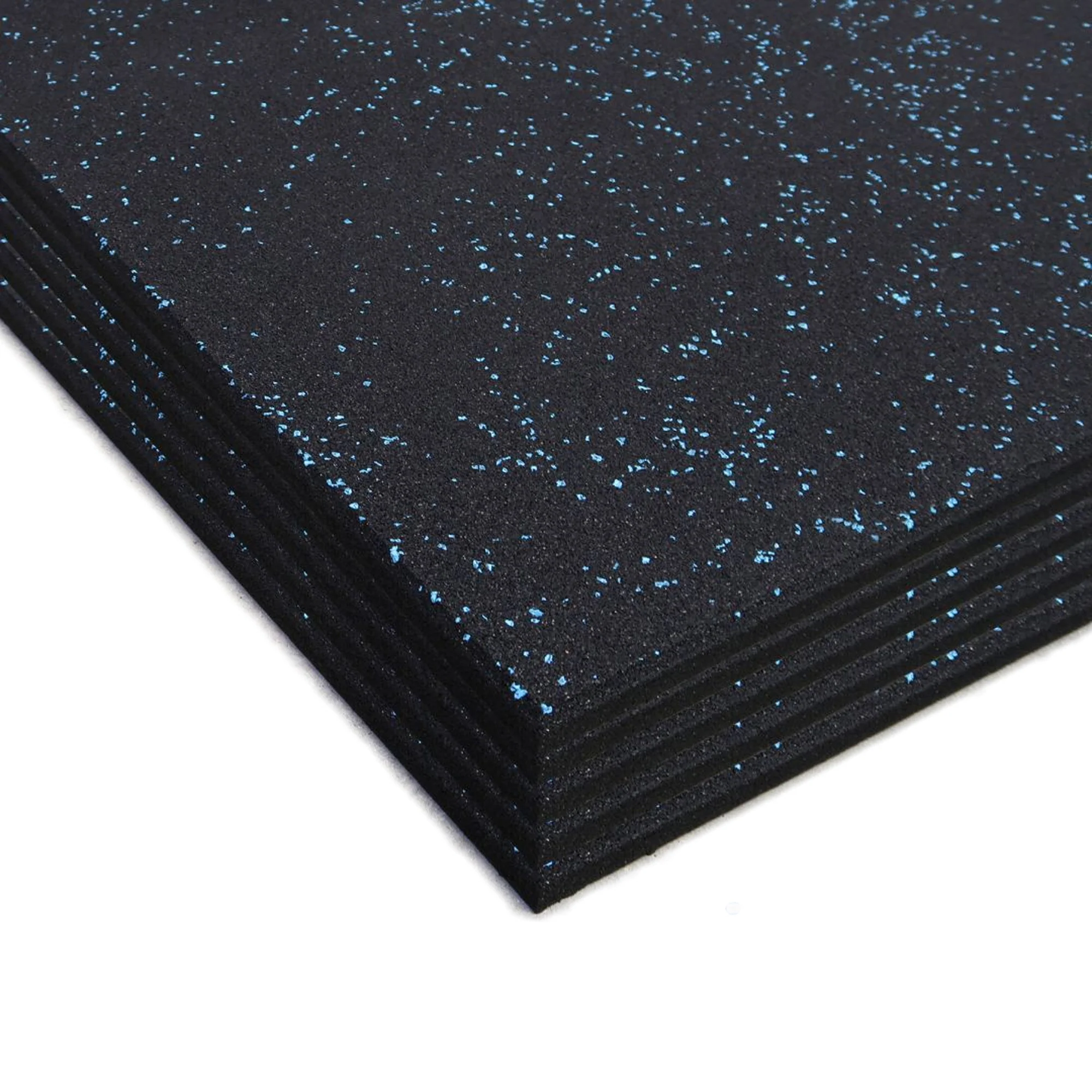 10 Pack (15mm / Gloss) Rubber Gym Flooring Mats - Image 5