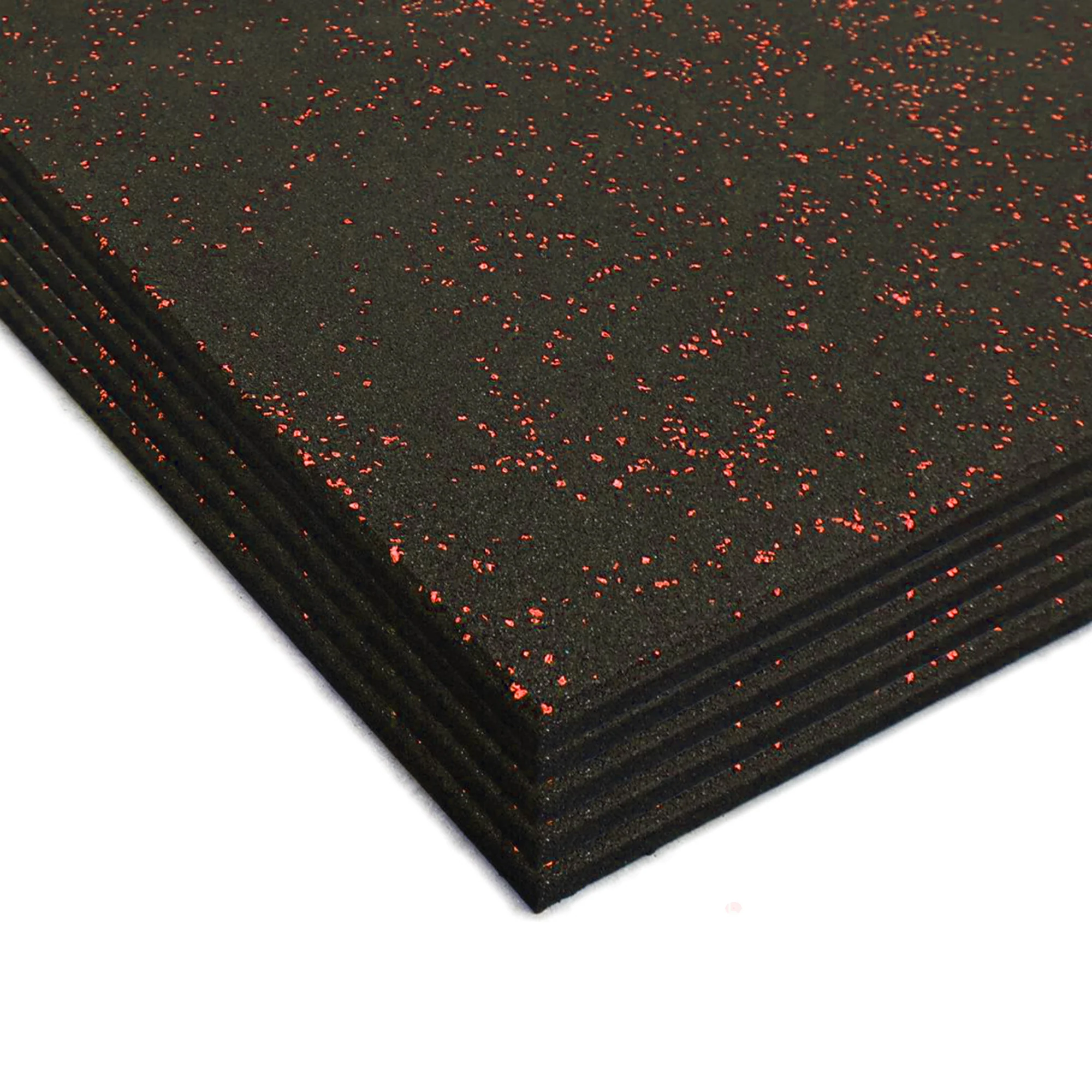 10 Pack (15mm / Gloss) Rubber Gym Flooring Mats - Image 6