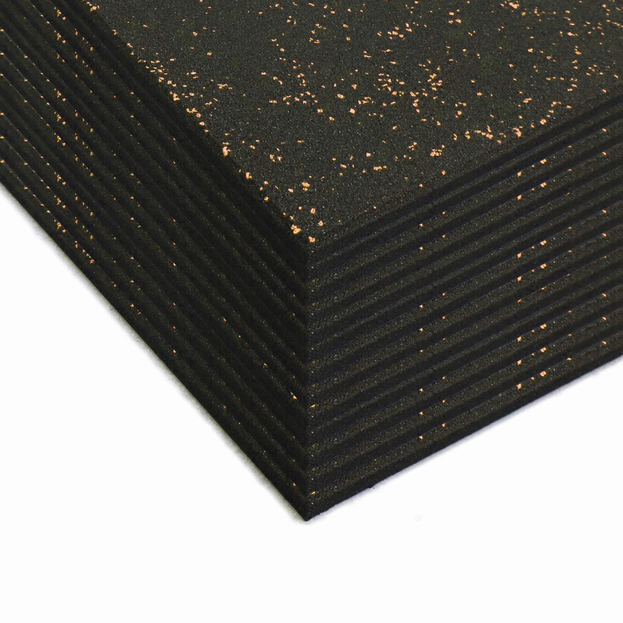 50 Pack (15mm / Gloss) Rubber Gym Flooring Mats - Image 3