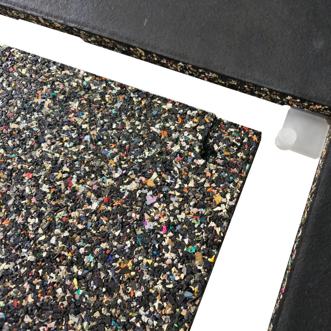 Armortech Commercial EPDM 20mm Rubber Floor Tile Black - Image 5