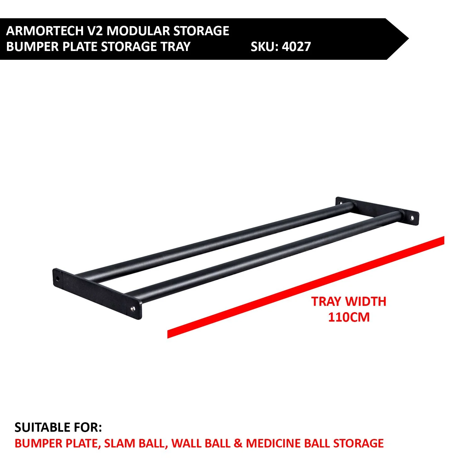 Armortech V2 Modular Component - Bumper Plate Storage - Image 2